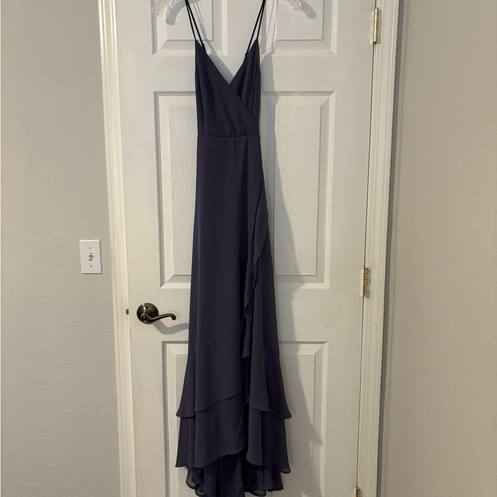Lulu's Midnight Blue High Low Dress